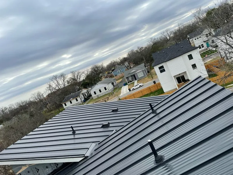 Standing seam metal roof panels with vents for Skylight Repair in Prichard